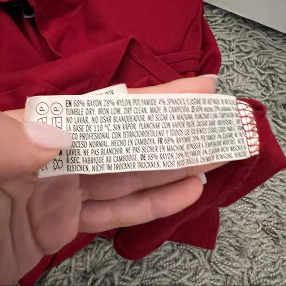 Forever 21 Cranberry MIDI Dress - Picture 2 of 6